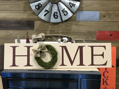 Oversize Home Sign